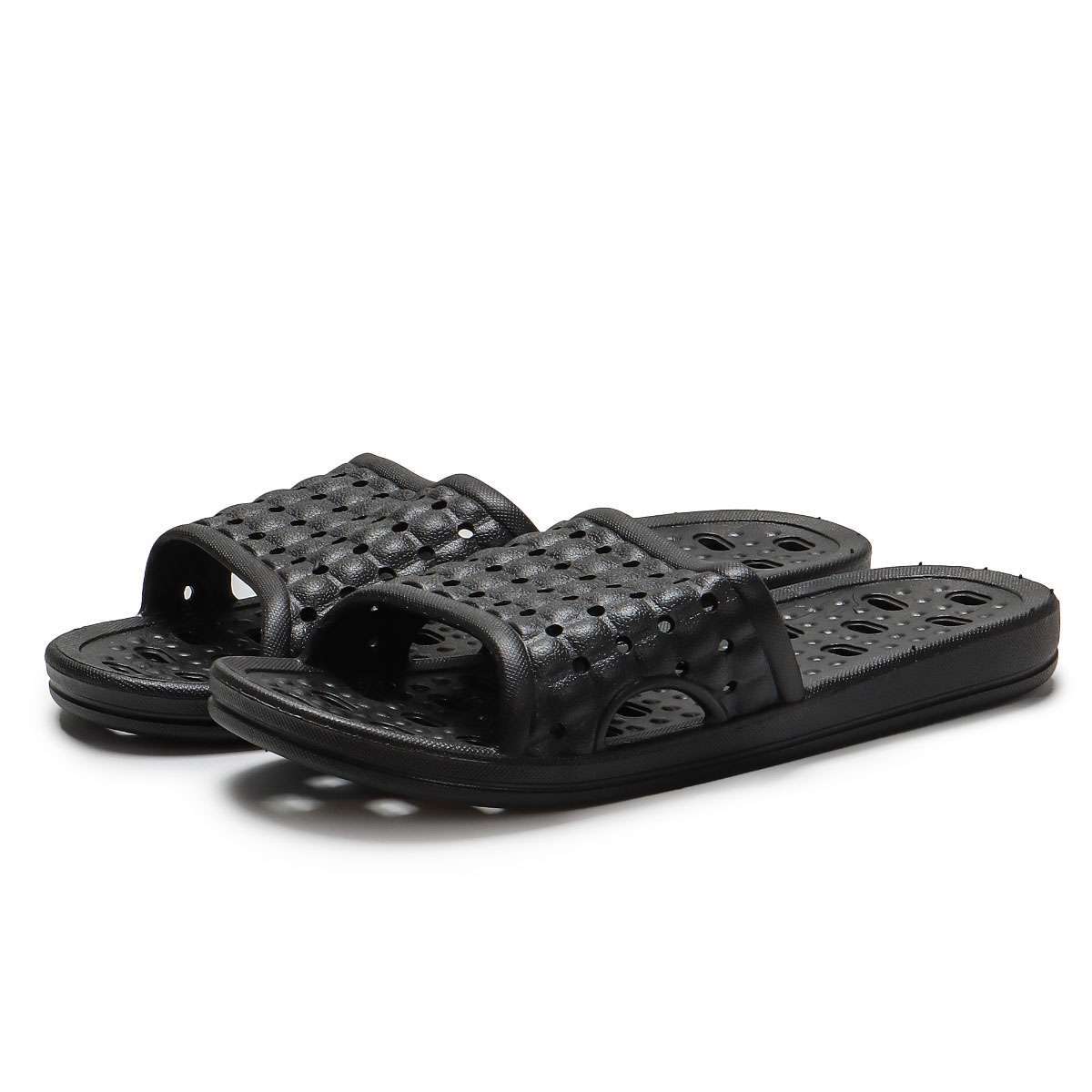 Womens Mens Slippers Bath Shower Non-Slip Bathroom Sandals Ourdoor Shoes w/Hole