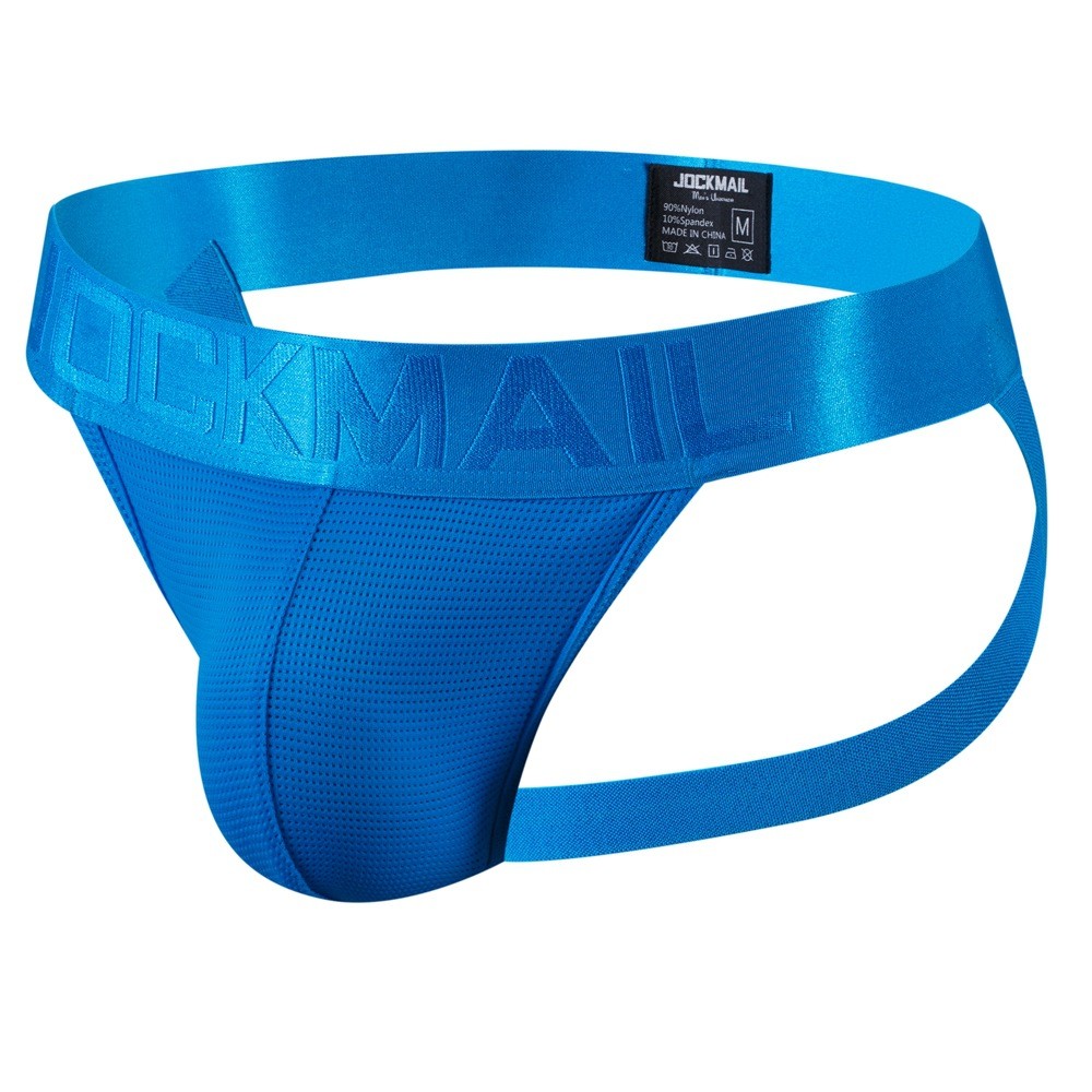 Men’s Jockstrap Low Waist Briefs with Open Back Modal Sexy Underwear