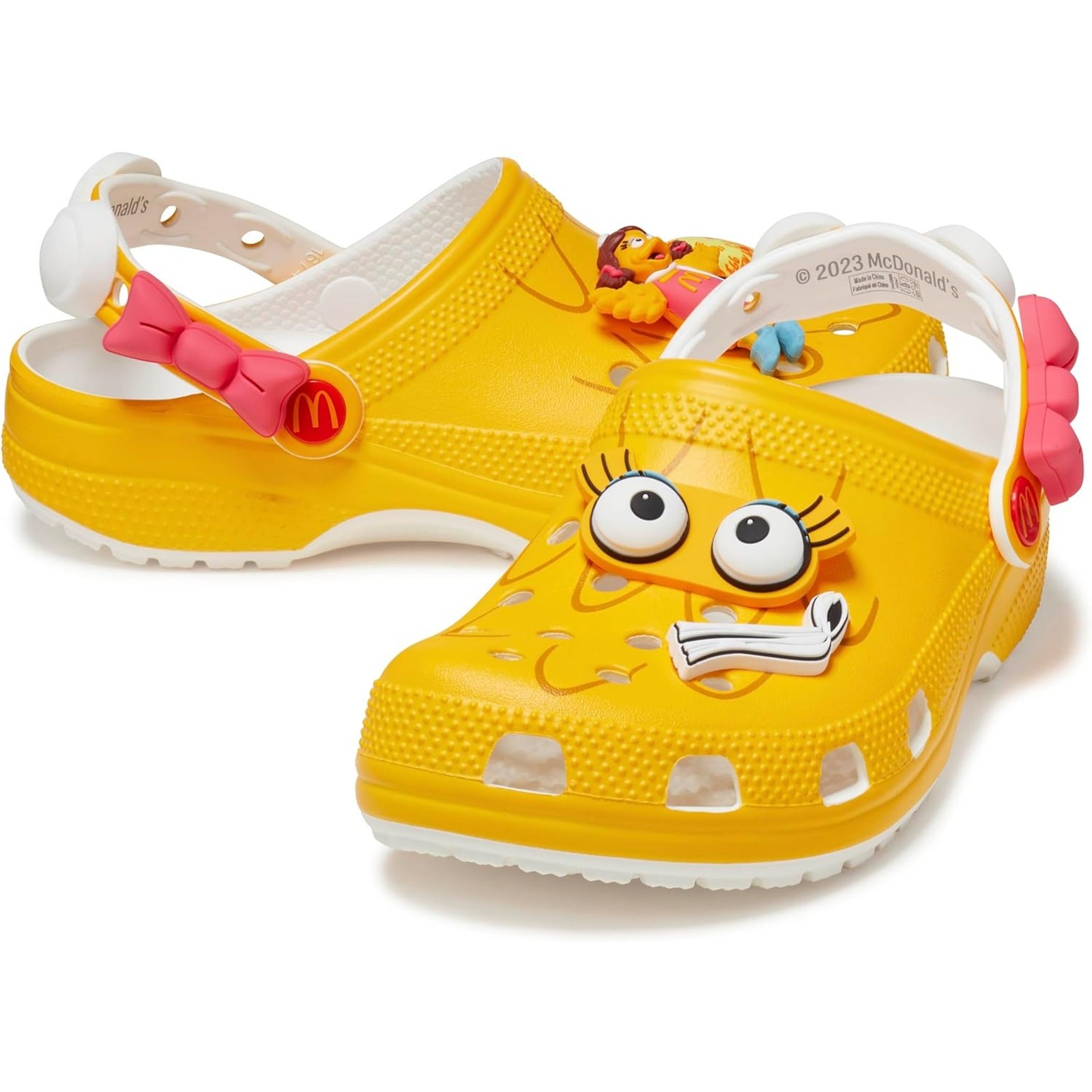 New MCDONALD’S X CROCS CLASSIC CLOG Yellow Birdie Adult Unisex W9 / M7