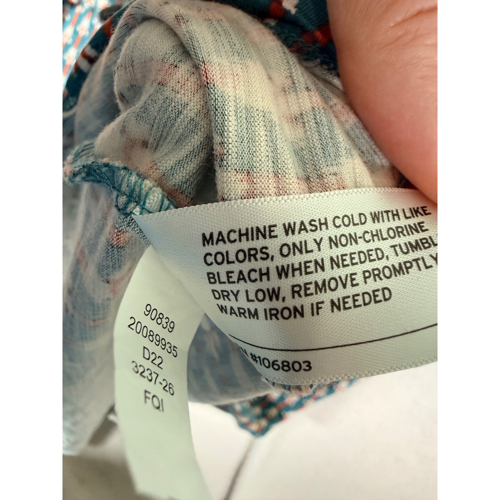 Duluth Trading Co Boho Ikat Print T-Shirt Dress XXL Soft Lyocell Cotton Stretch