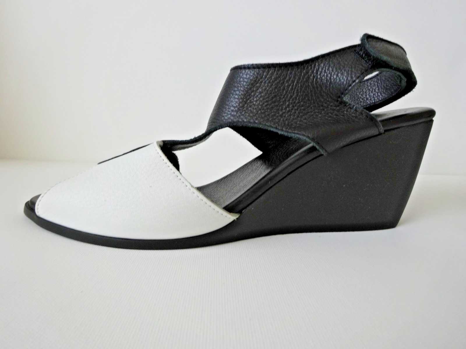 Arche Egwaly Leather Wedge Sandal US-8M EU-39M Made in France