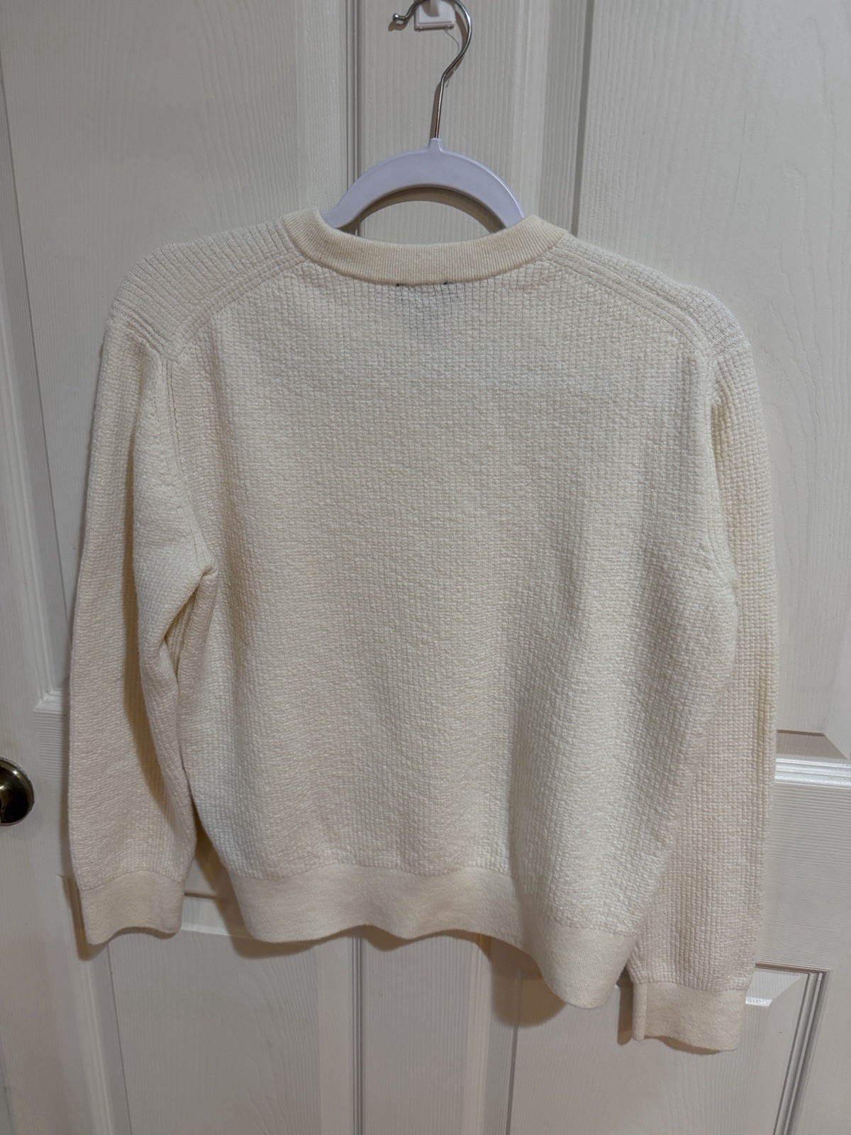 Todd Snyder Wool Classic Crewneck Sweater In Cream Sz XS. Box2