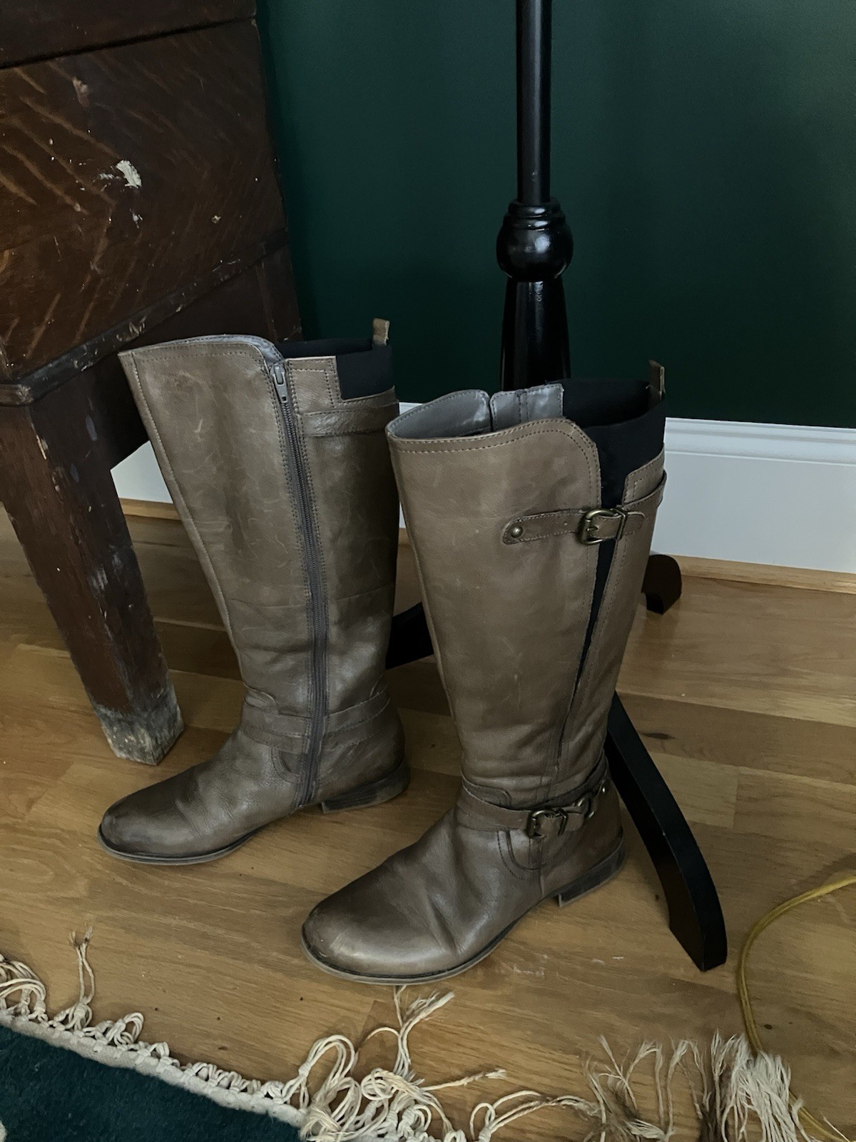 Genuine Leather Woman’s Boots – Wide Calf