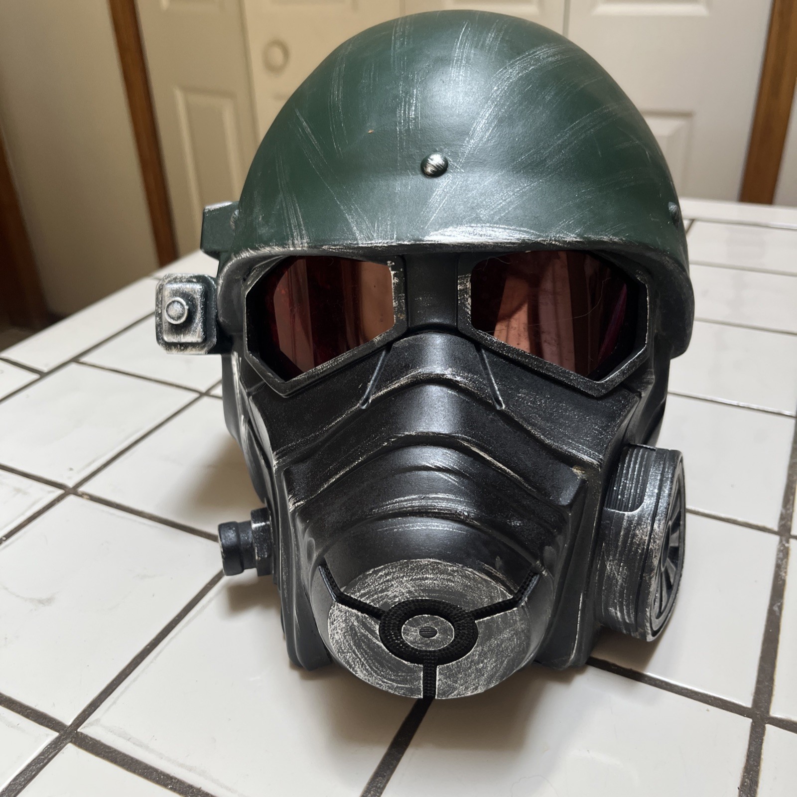 Game Fallout 4 NCR Veteran Ranger Armor Helmet Cosplay Adult Resin Display Model