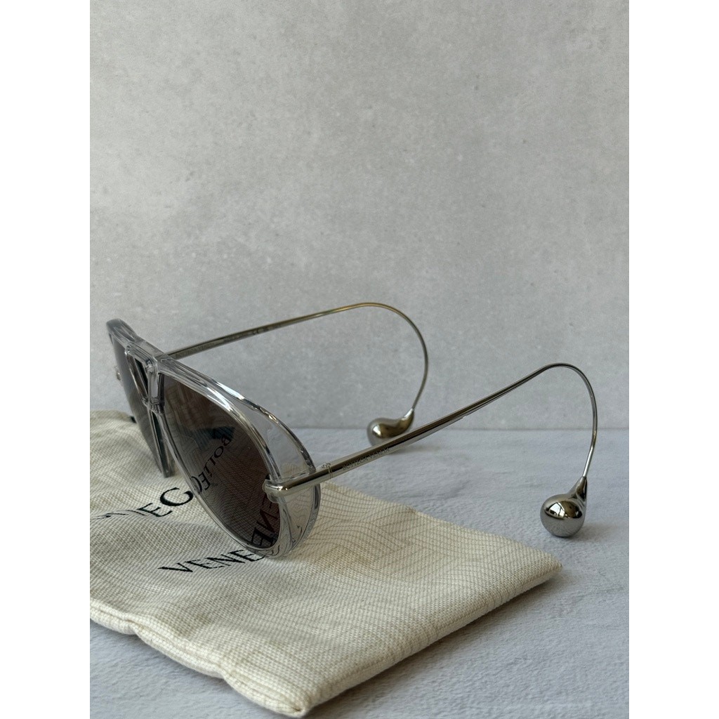 NEW Bottega Veneta BV1273S Drop Earring Sunglasses in Grey