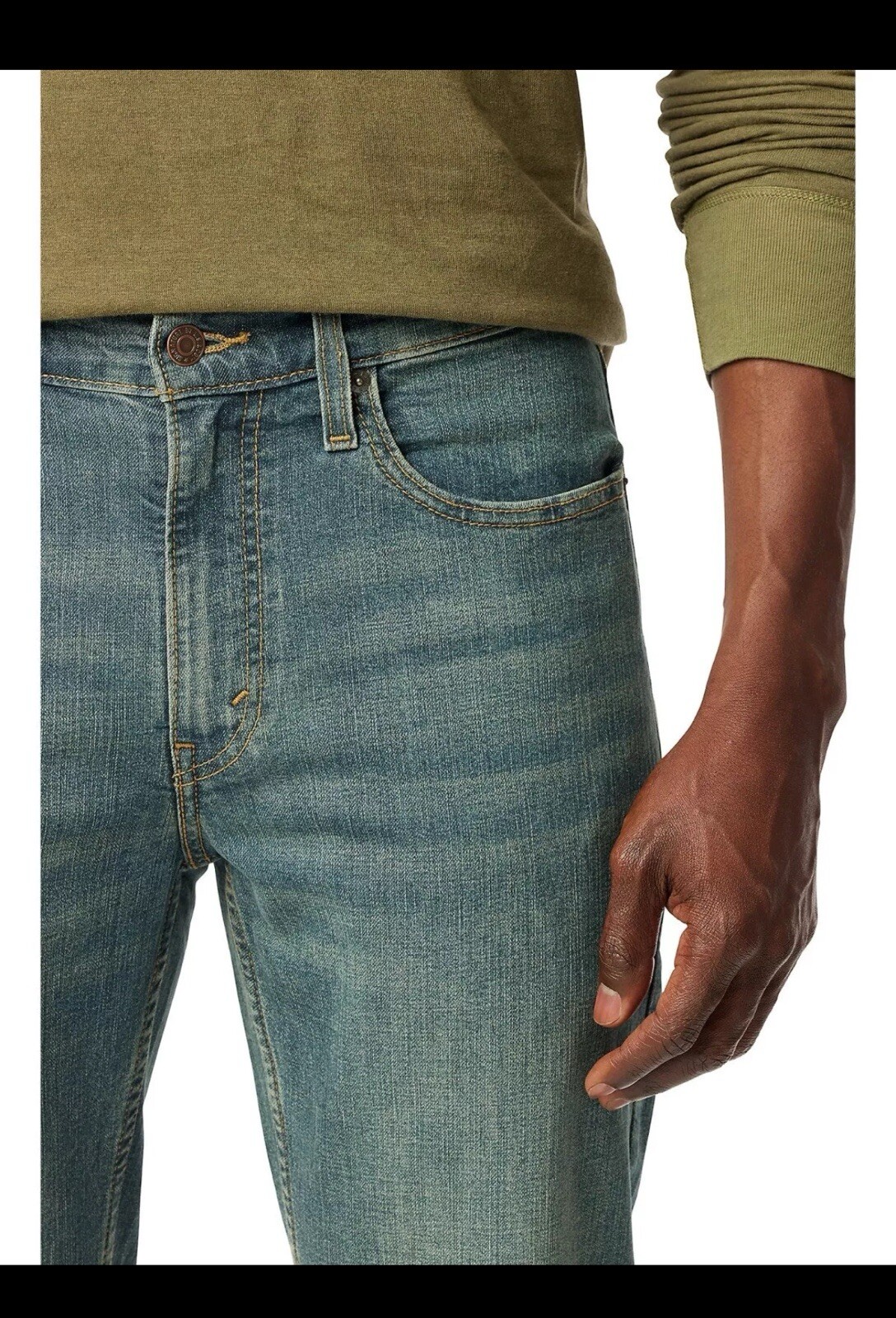 Levi Strauss Signature Men’s Straight Fit Jeans Sun Glare 34W x 30L 589880048