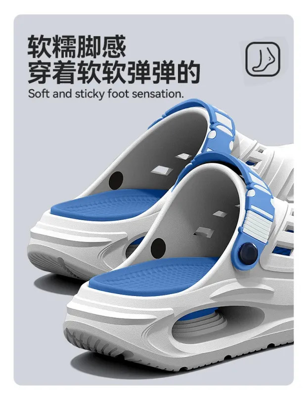 Arch Support Clogs Non-Slip Soft Sole Breathable Summer Garden Shoes for Men Wom