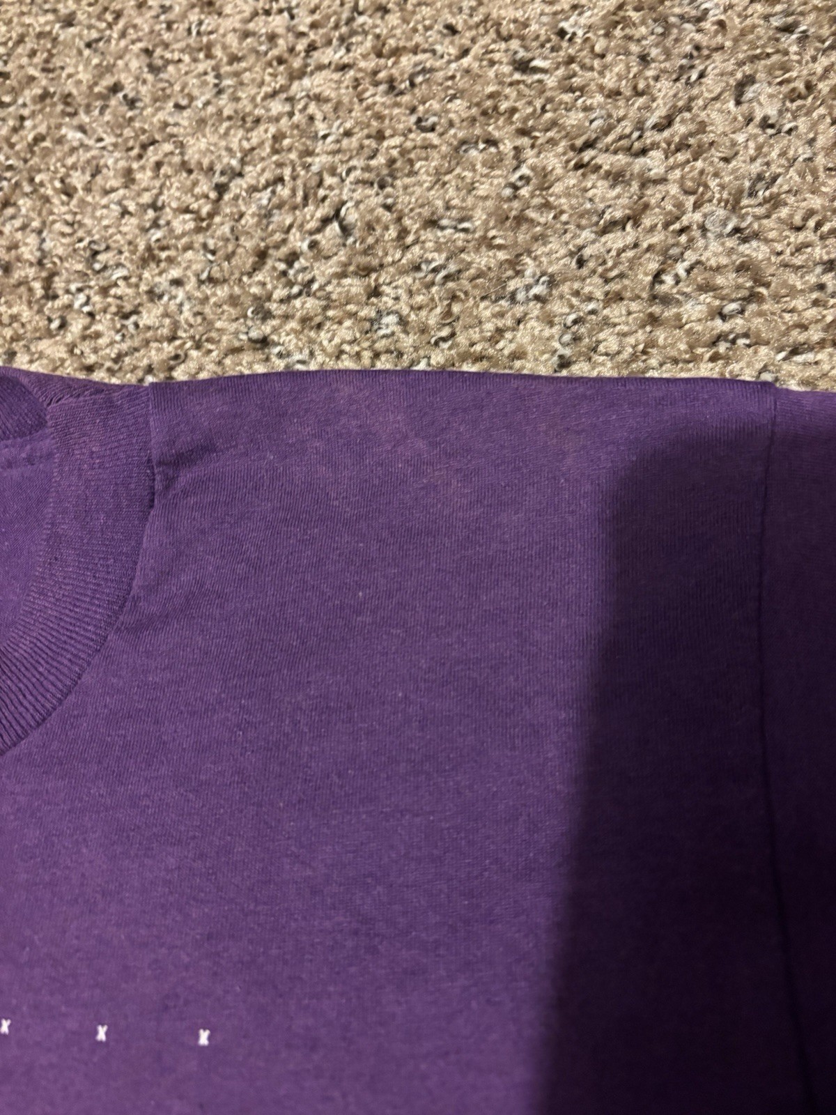 Vintage 90s Single Stitch Purple Screen Stars Best Heart Graphic T Shirt USA L