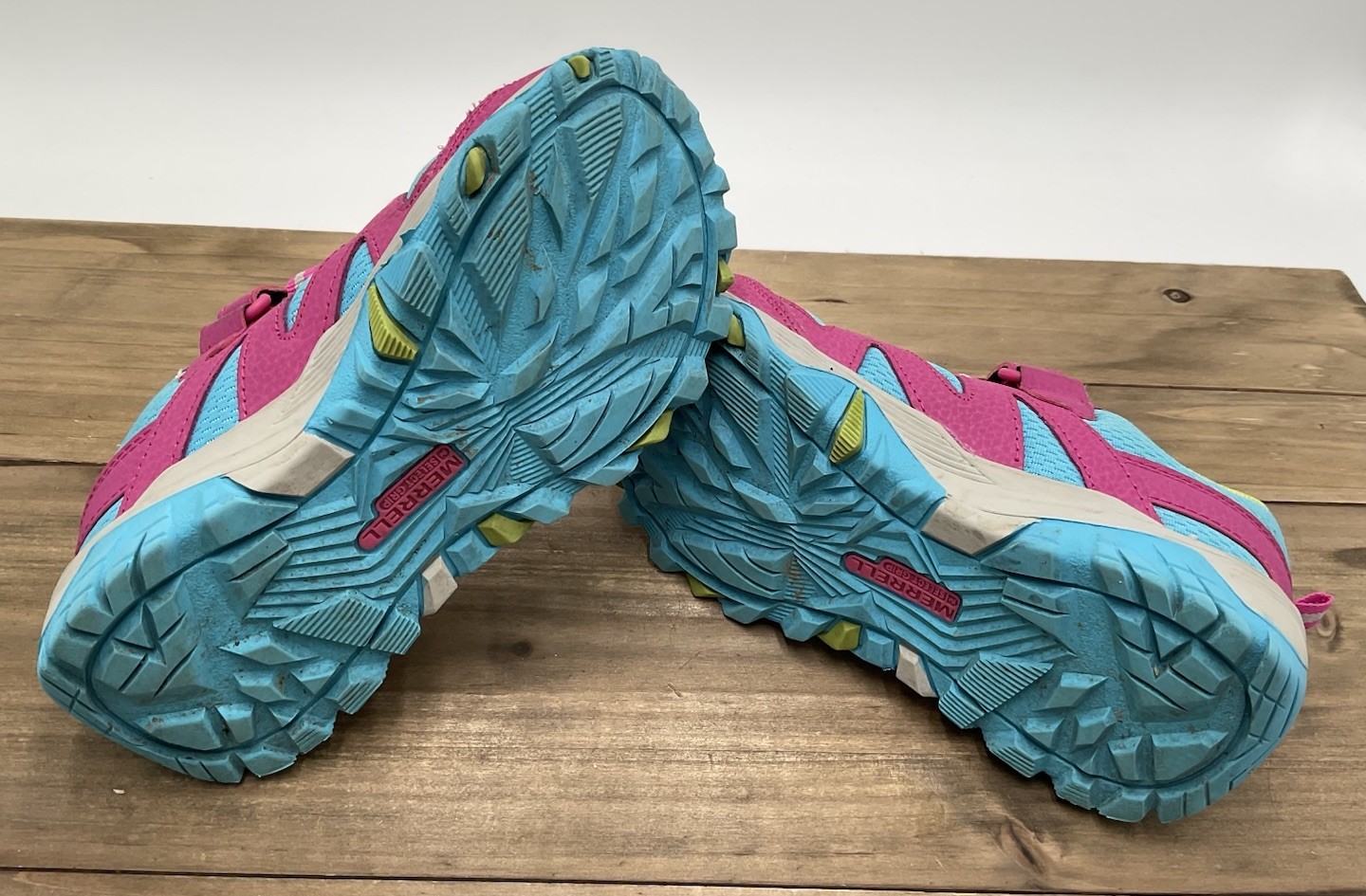 Merrell Select Grip Kids Hiking Shoes Multi Color Washable Size 13.5