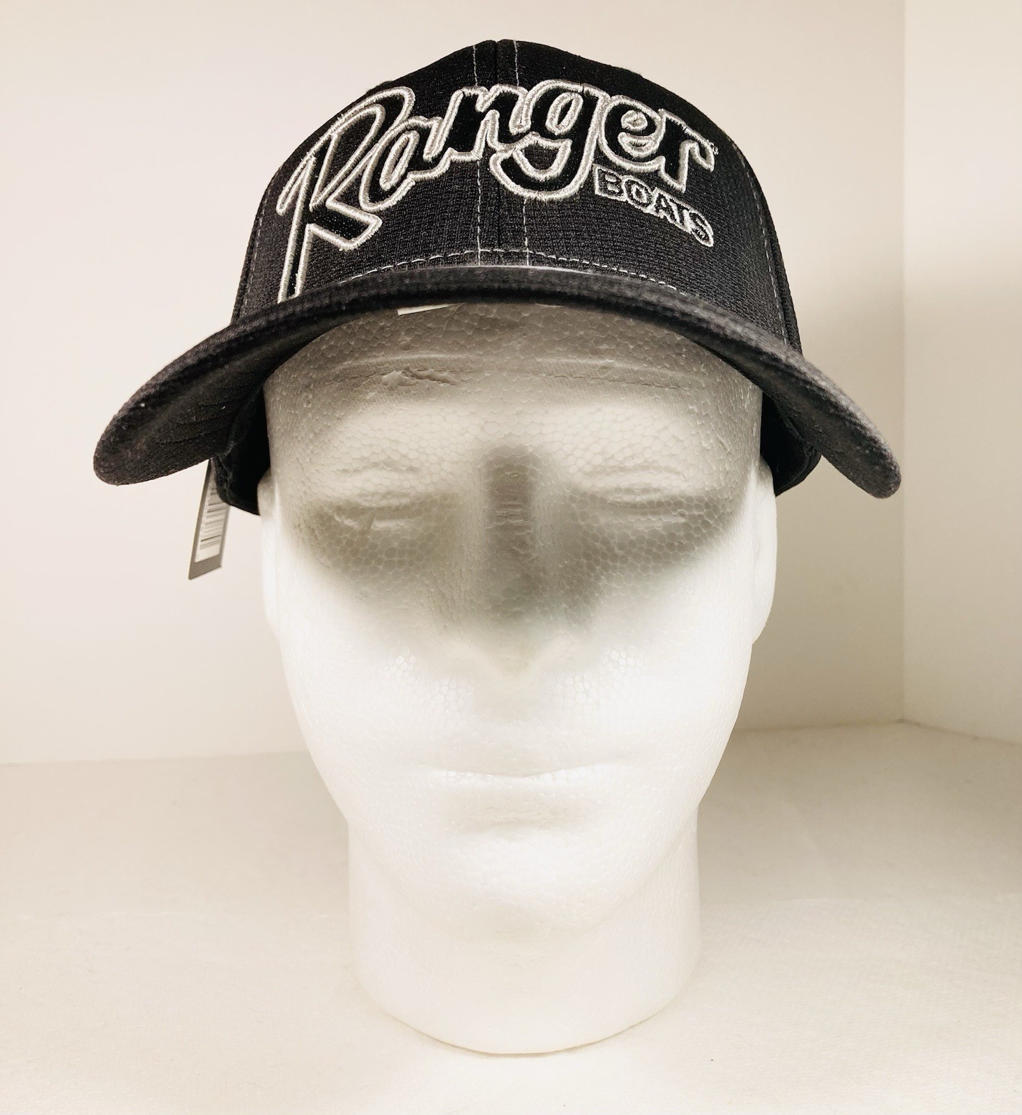 Ranger Boats Baseball Cap Unisex Black OS Flexfit Curved Brim Embroidered Logo