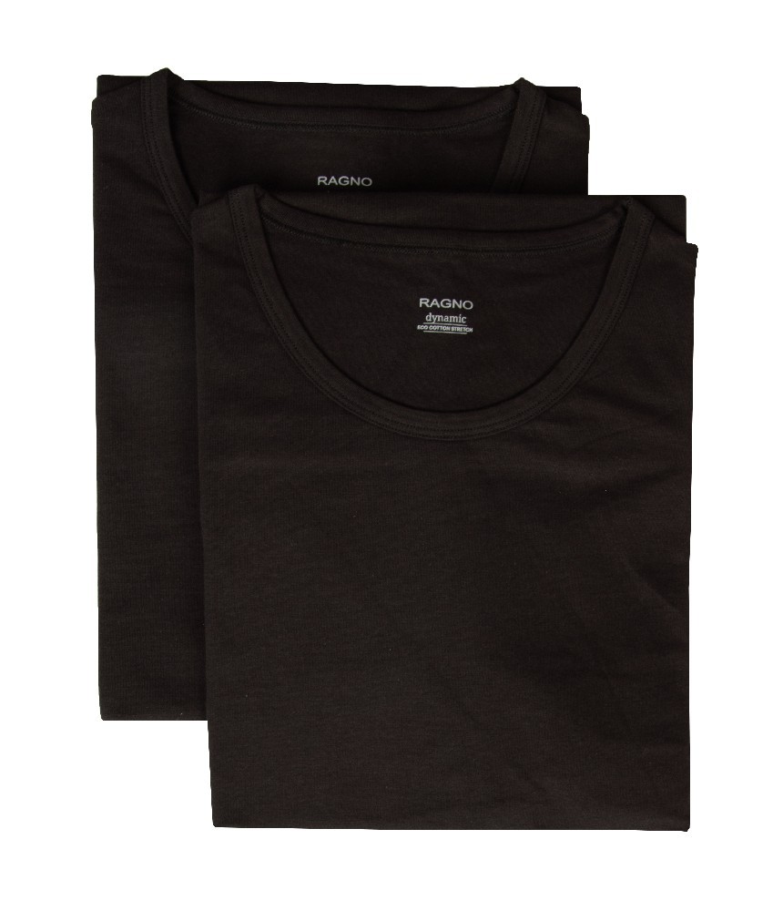 Men’s SPIDER Short Sleeve Paricollo Low Rim T-Shirt 2 Pack Cotton
