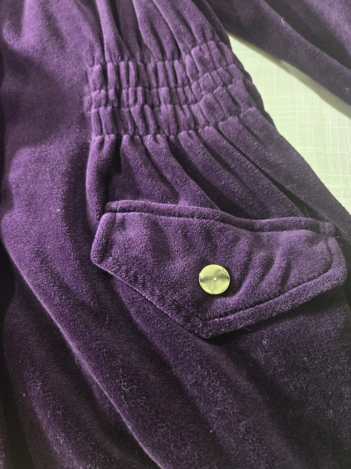 Charter Club Women’s Purple Drawstring Waist Lightweight Jacket – XL