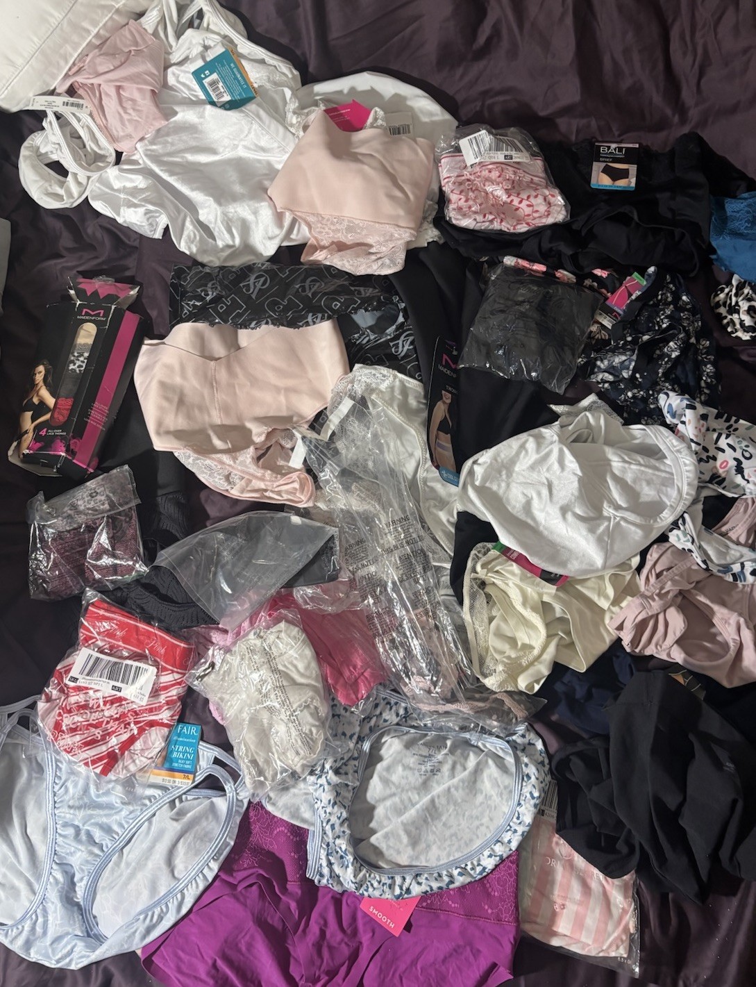 Huge Panty Lot 45 Pair Women’s Sexy Panties Size Large Name Brands!