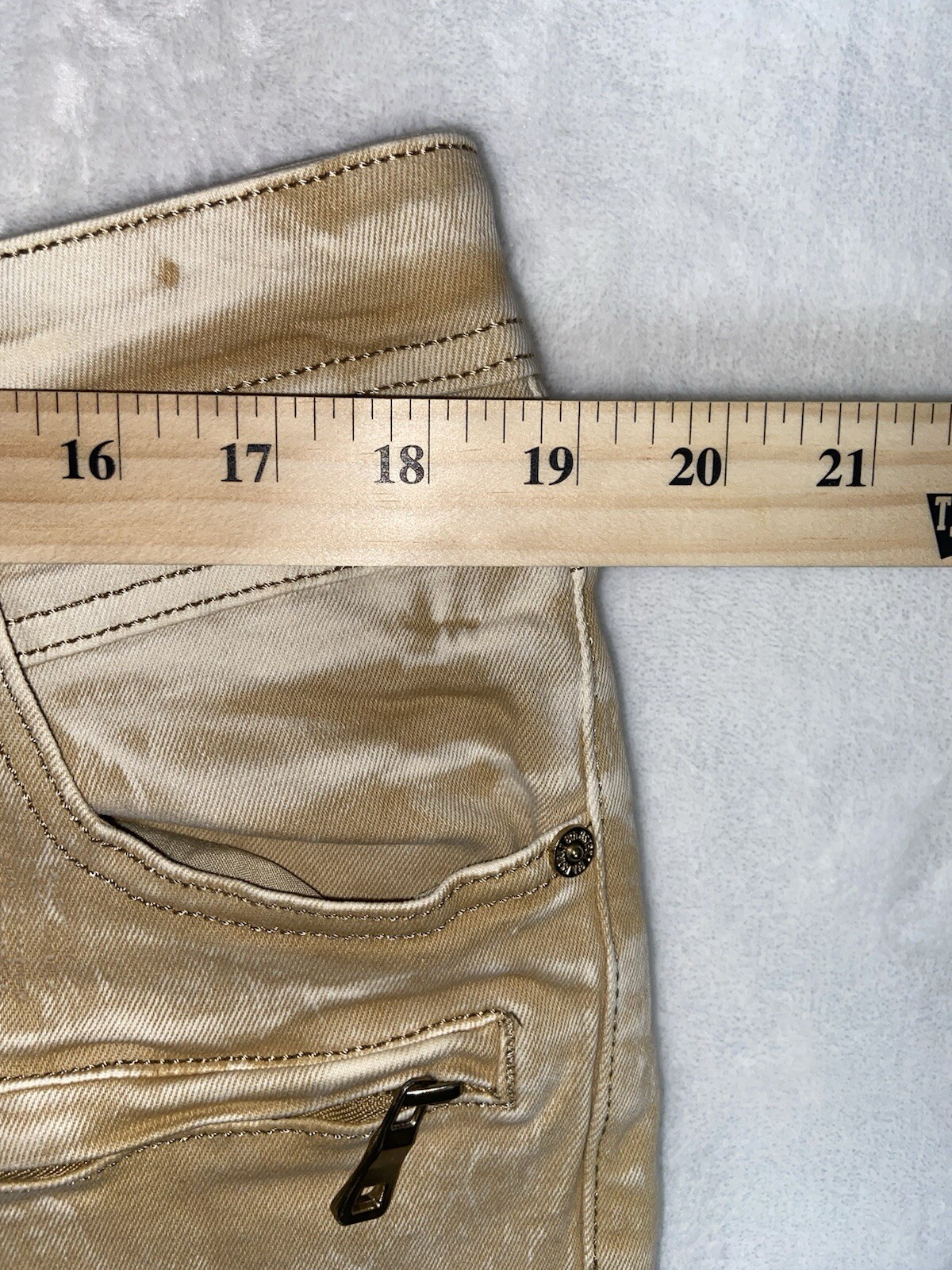 Dstrkt Denim Moto Stretch Jeans Mens Sz 38×34 Comfort Distressed Overdye Zippers