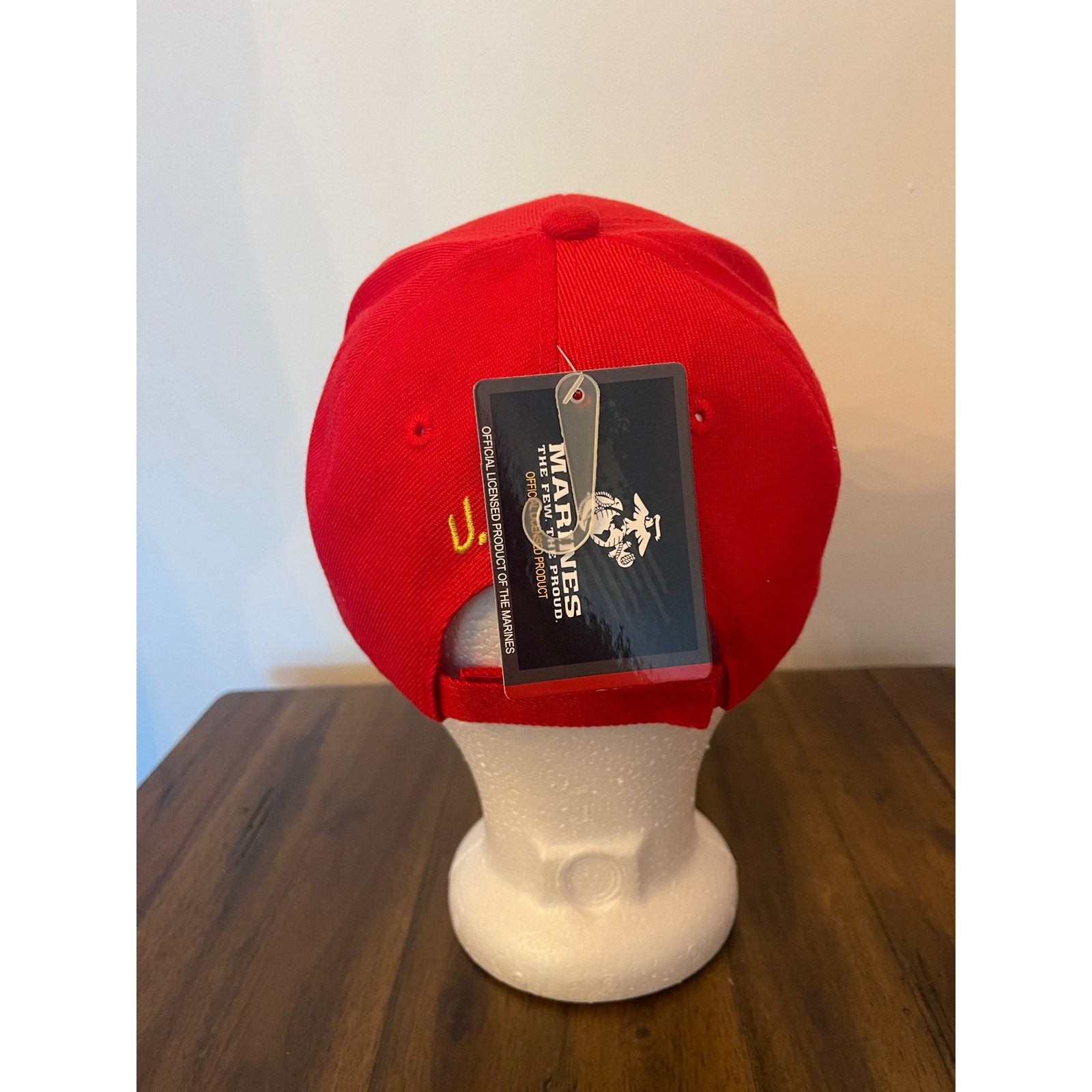 USMC Marine Corps Marines The Few The Proud Red Adjustable Baseball Hat