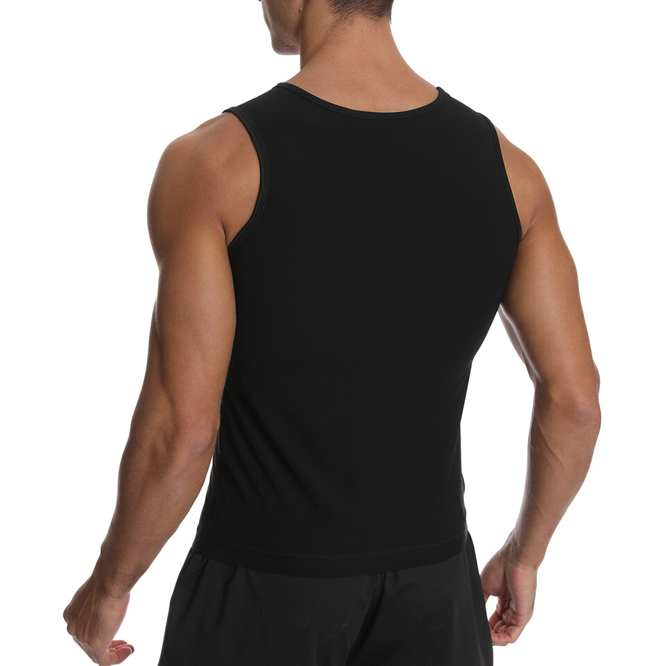 CGTFY Gynecomastia Compression Tank Top Men Sauna Slimming Shaper Sweat Vest US