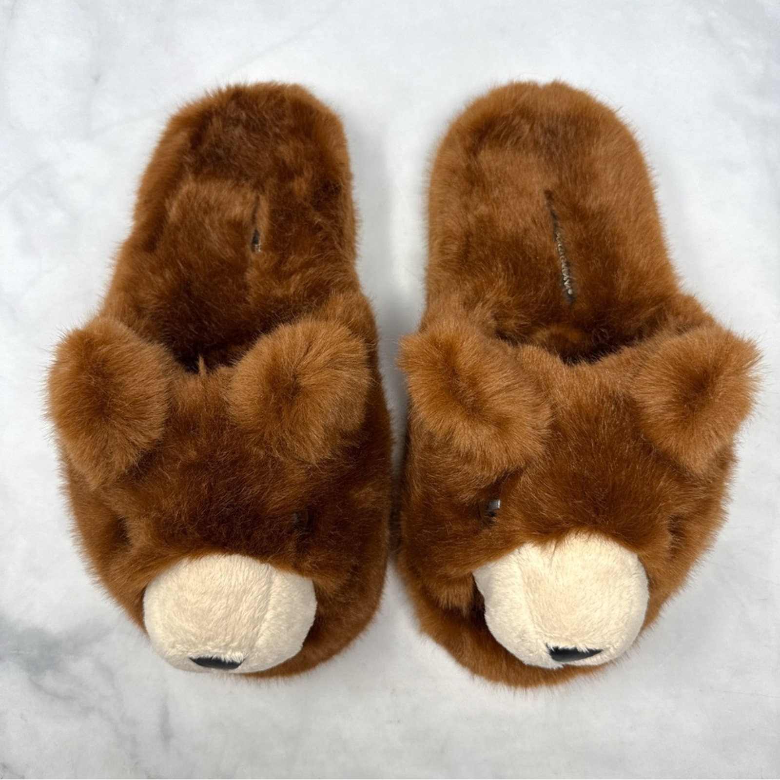 NEW Dolce & Gabbana Teddy Bear Open Toe Platform Slide Mule Slipper Shoes 40
