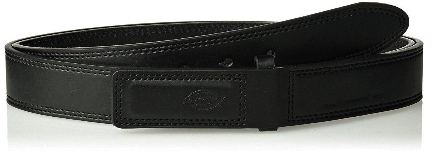 Dickies Men’s 35MM Wide Leather Covered Buckle Mechanics And Movers Belt