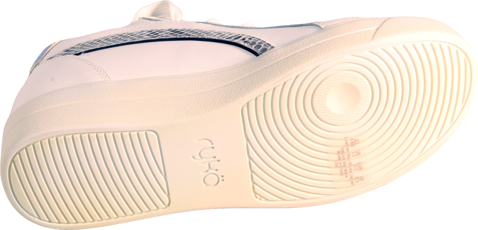 Ryka Viv Womens Casual Sneaker Brilliant White US Size 9.5 WIDE