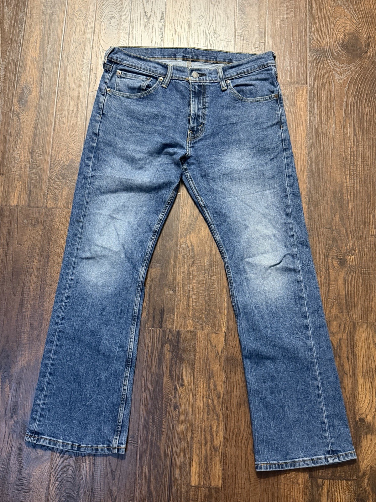 Levi’s 527 Slim Bootcut Jeans Men’s 33×30 Medium Wash Faded Western Cowboy Denim