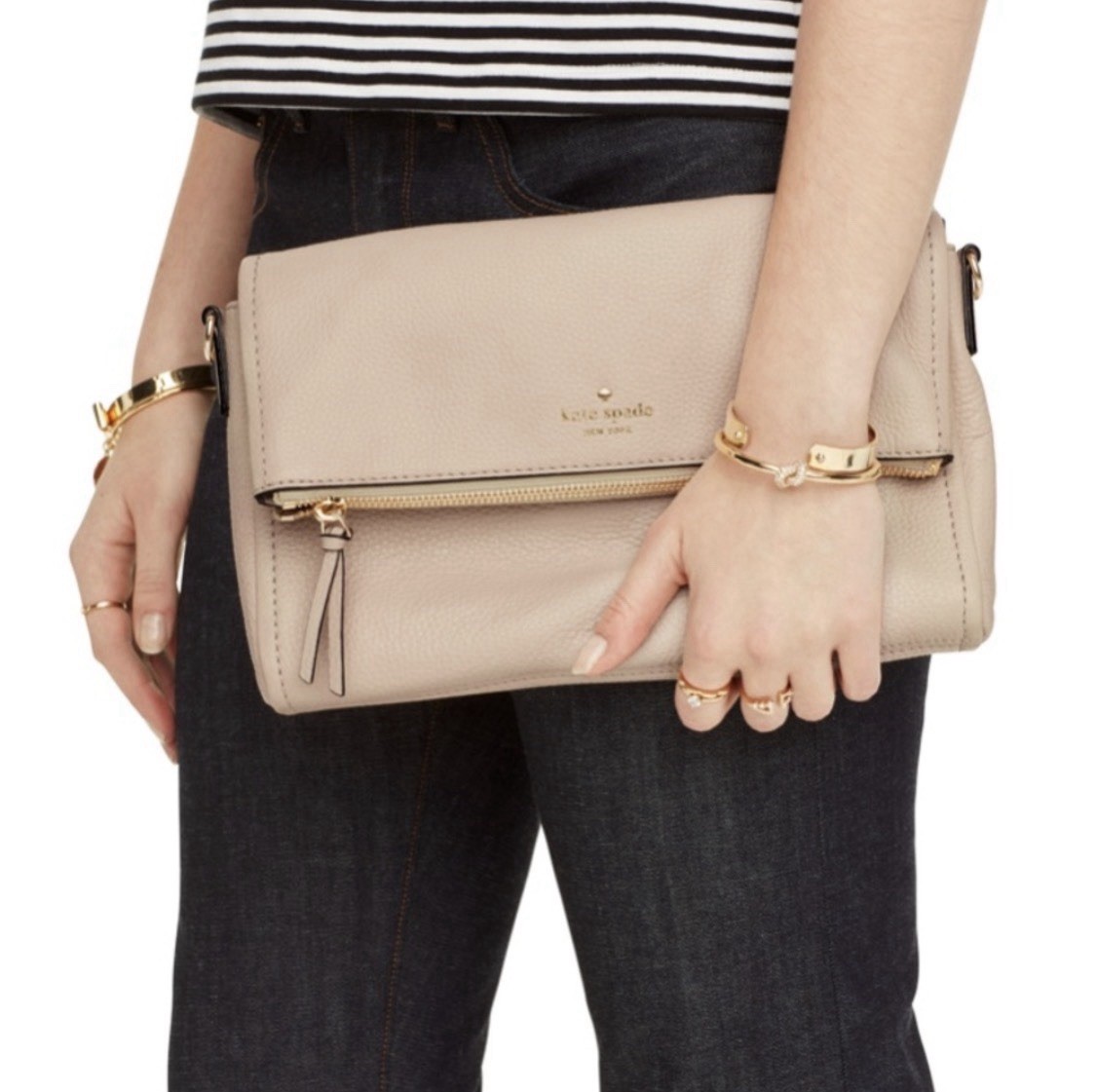 BRAND NEW Kate Spade New York Cobbler Hill Beige Crossbody Purse