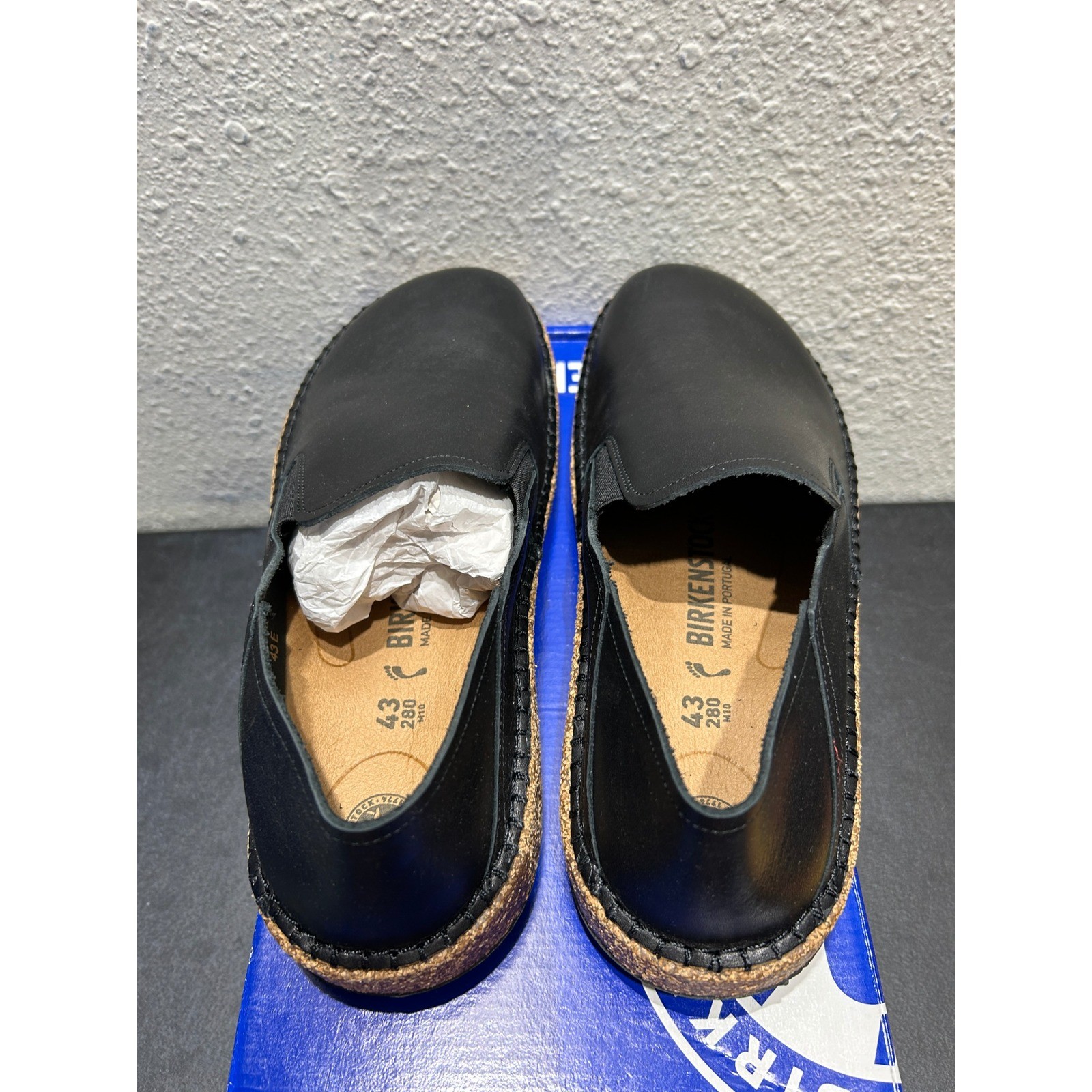 Birkenstock Callan Leather Black EU 43 US M10 Mens