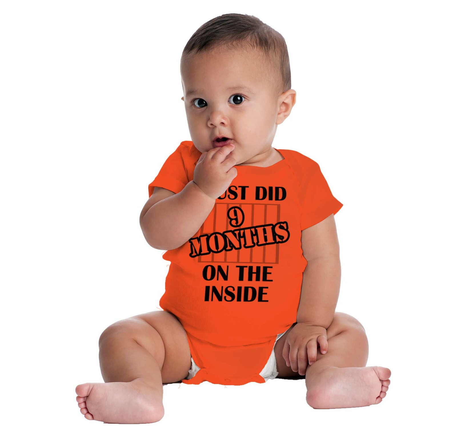 9 Months Funny Newborn Cute Best Gift Outfit Newborn Baby Boy Girl Infant Romper