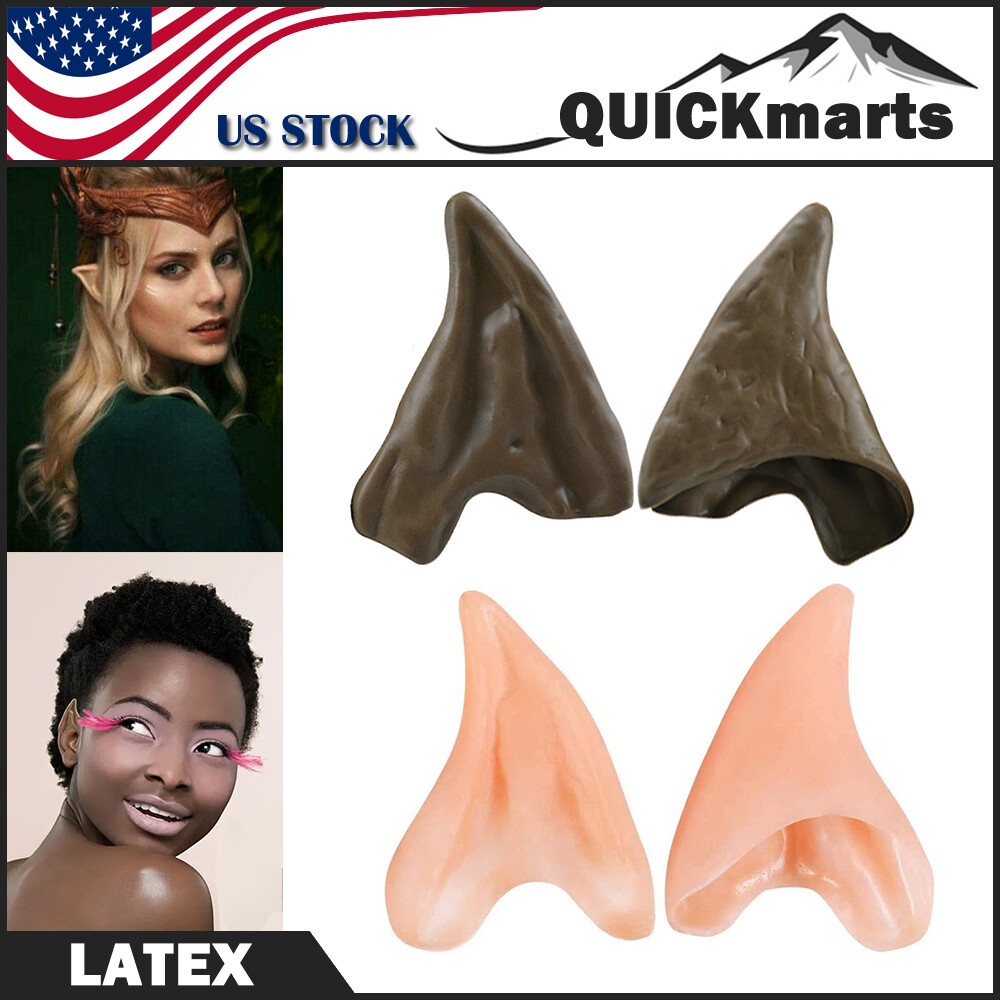 Latex Elf Ears Cosplay Ears Fairy Pixie Costume For Manga Anime Halloween Party