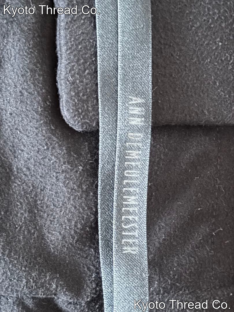 Ann Demeulemeester Cotton Jacket Black XS Size from 2011 AW Collection
