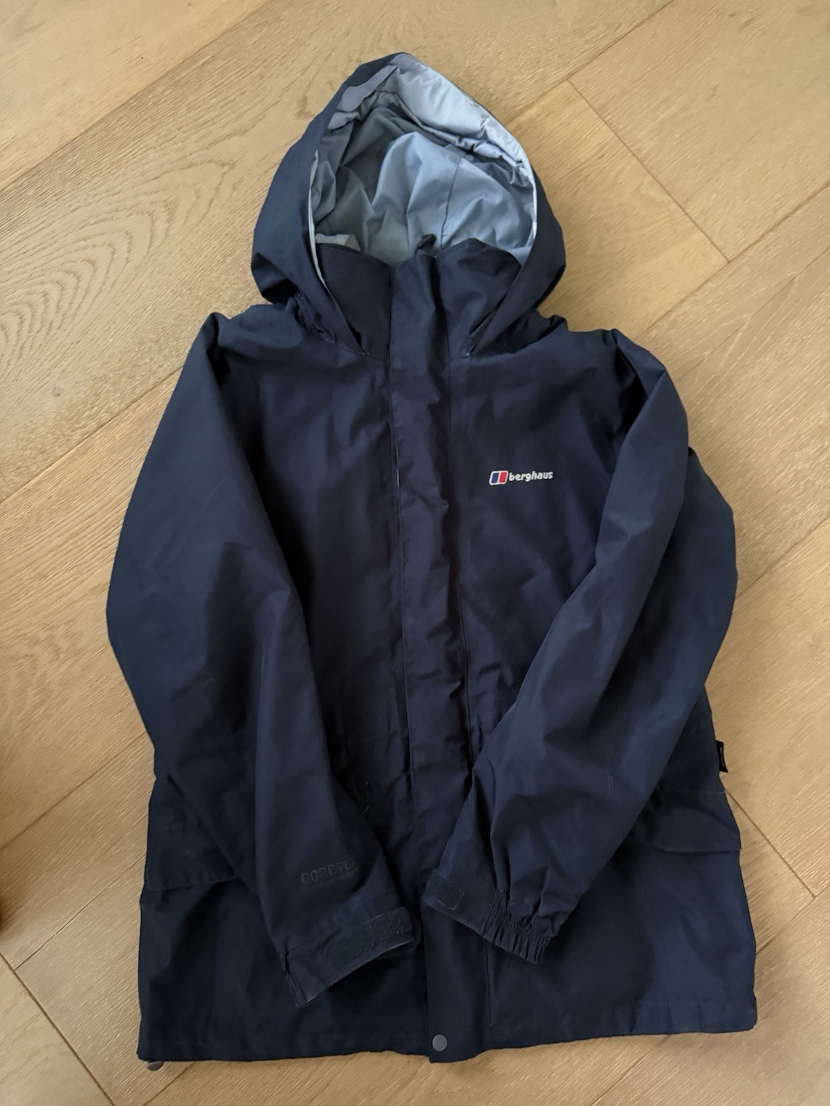 Vintage Berghaus Navy 3-in-1 Gore-Tex Jacket Size 12