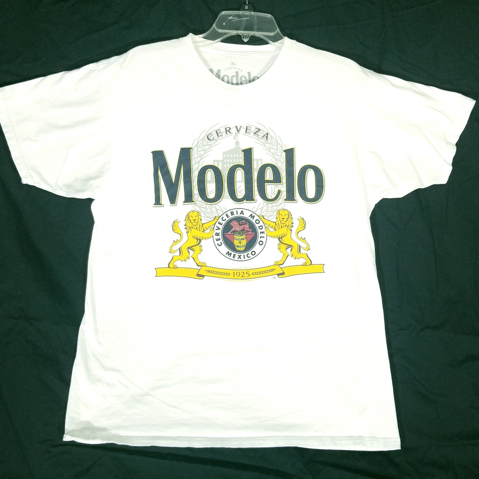 Modelo Beer Shirt Men XL White Ripple Junction Cerveza Mexico Graphic Tee Cotton