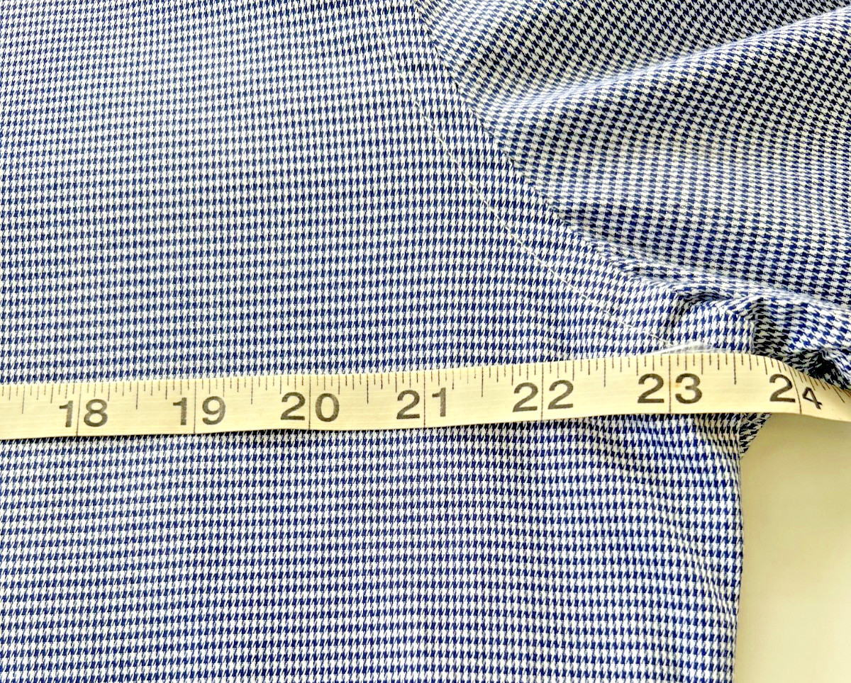 Hickey Freeman New York Mens Classic Fit Dress Shirt Blue White 17-17 1/2, 34-35