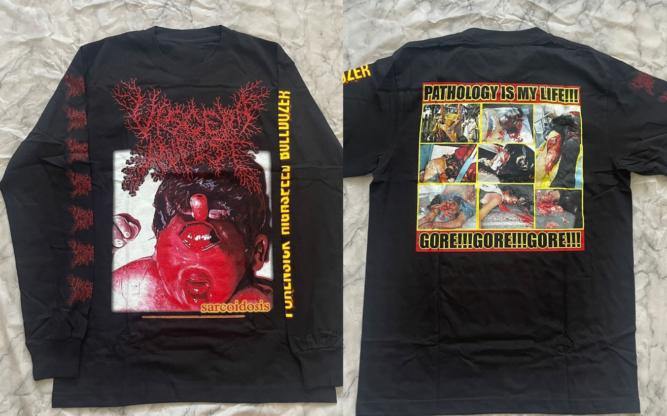Rare Viscera Infest Band Gore Ablum long sleeve All Size S to 5XL 2F1506