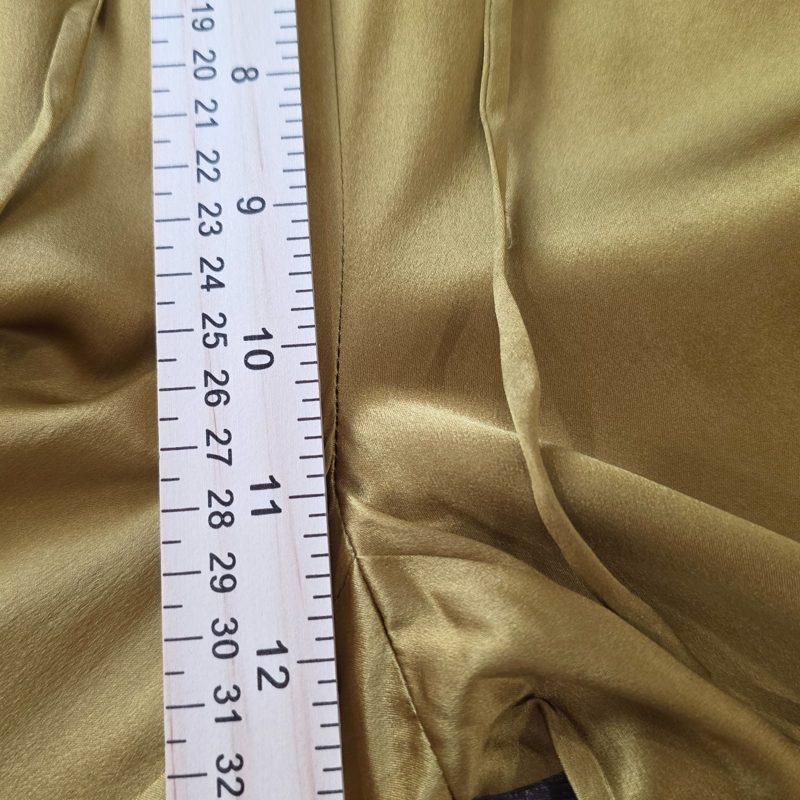 Quince 100% Washable Silk Drawstring Wide Leg Pants Mineral Yellow XS Pocket