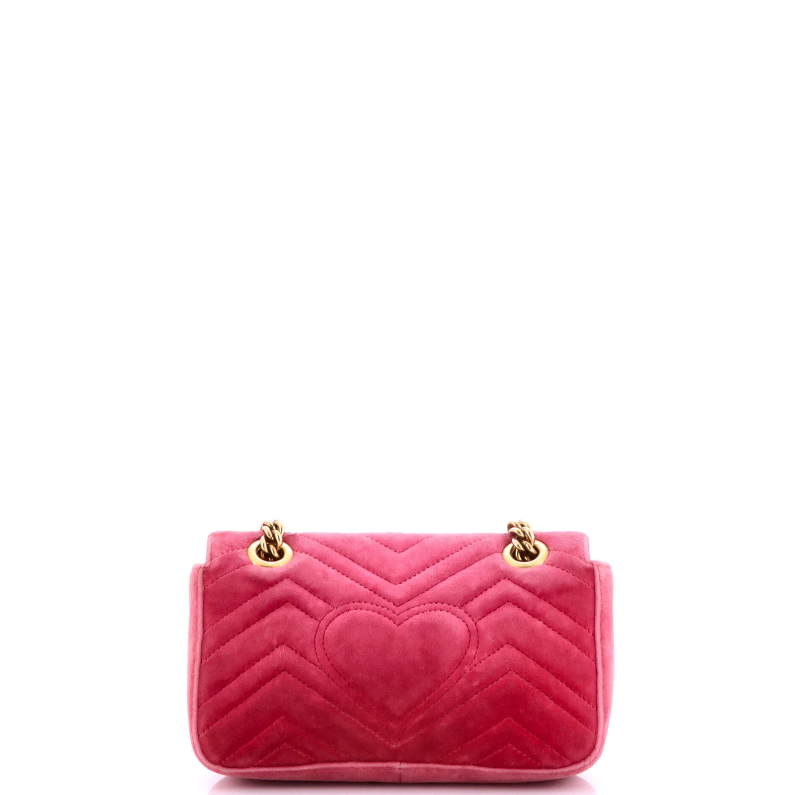 Gucci GG Marmont Flap Bag Matelasse Velvet Mini