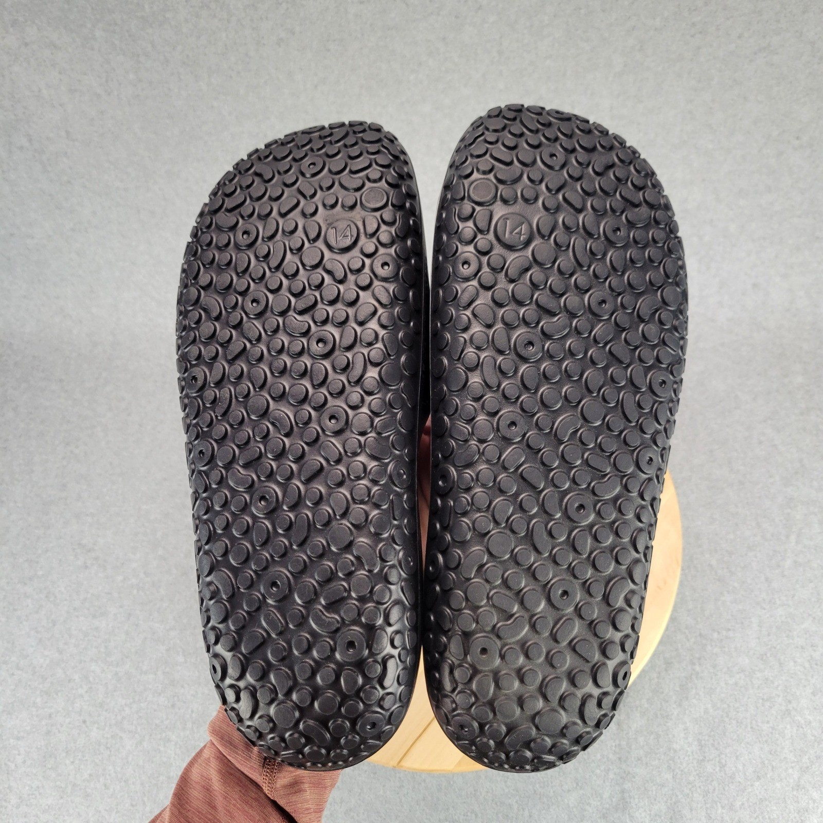 Allbirds Sugar Slider Men Size 14 Black Sustainable SweetFoam Adjustable Strap