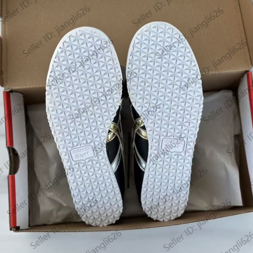 NEW Onitsuka Tiger MEXICO 66 D5V2L 9094 Black Gold Silver
