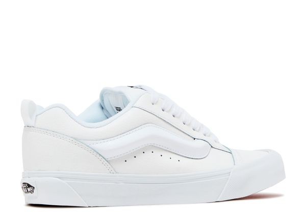 VANS KNU SKOOL LEATHER TRUE WHITE SIZE: MEN 8 WOMEN 9.5 – WHITE