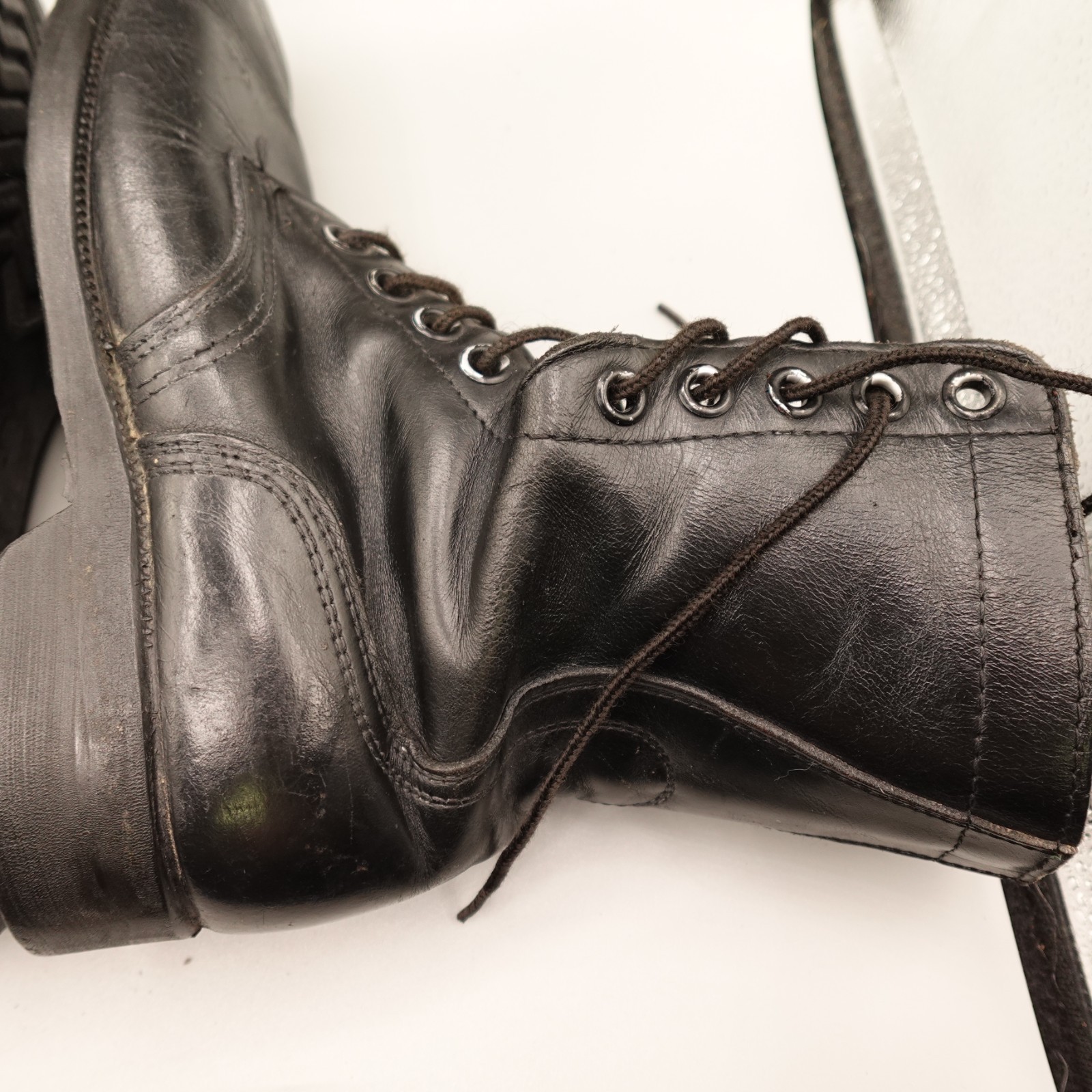 Vintage RO Search Jungle Boots Mens 6.5 R combat leather USGI 11-84 military