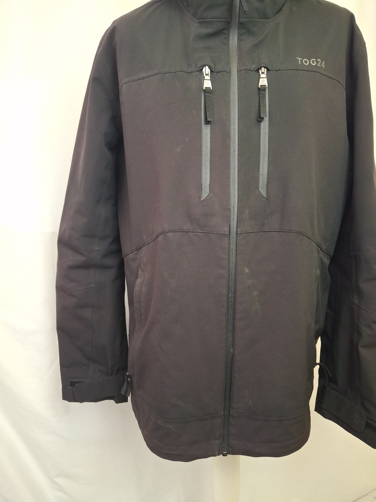 TOG24 Denton Men’s Waterproof 3-in-1 Hooded Jacket in black Size XL E5261