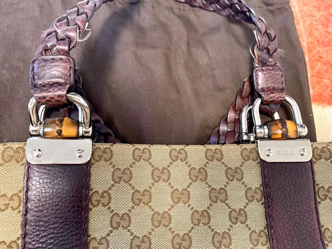GUCCI Shoulder Bag Good Condition Gift Present 0611b