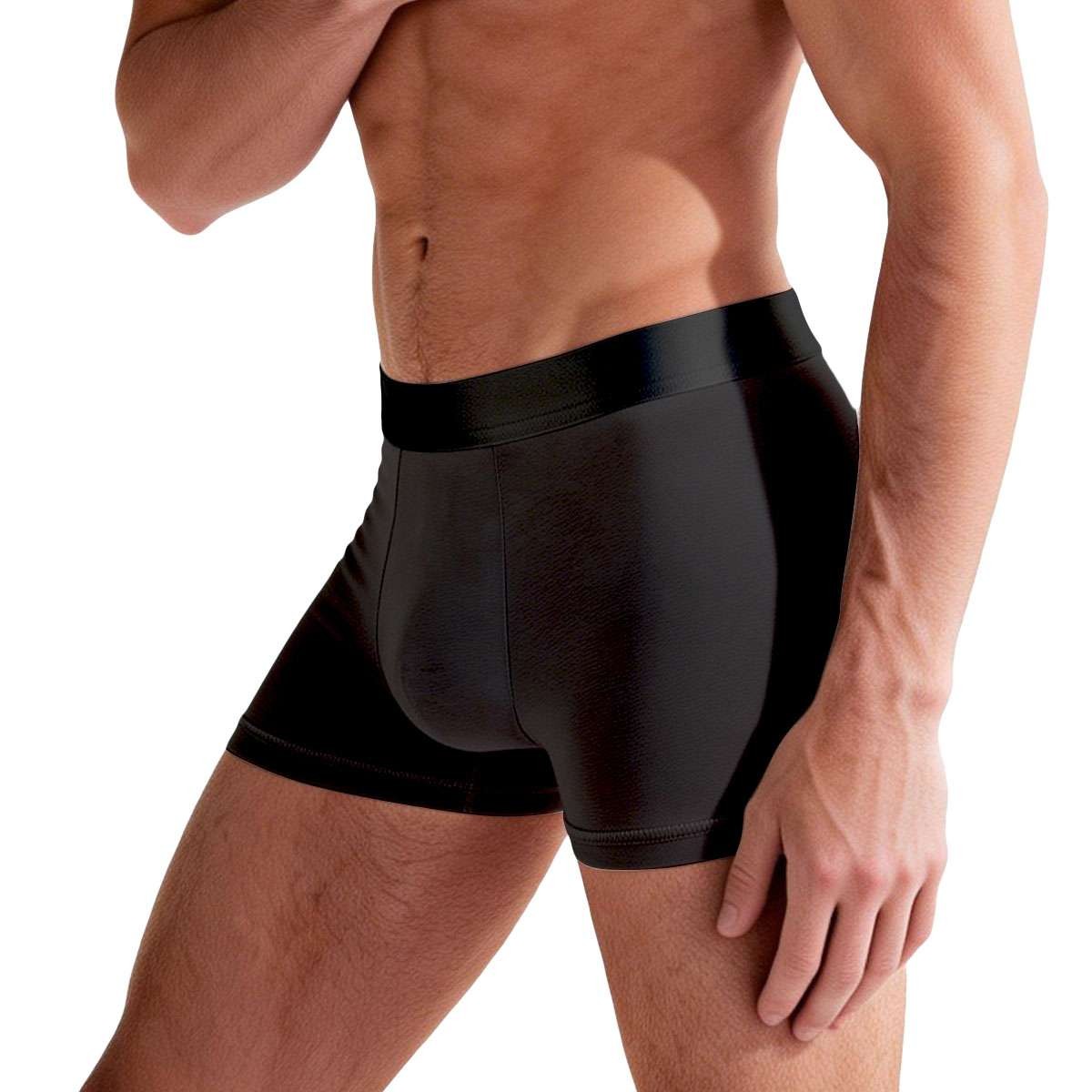3pcs Men’s Bamboo Fiber Boxer Briefs Breathable Pouch Elastic Waist Underwear