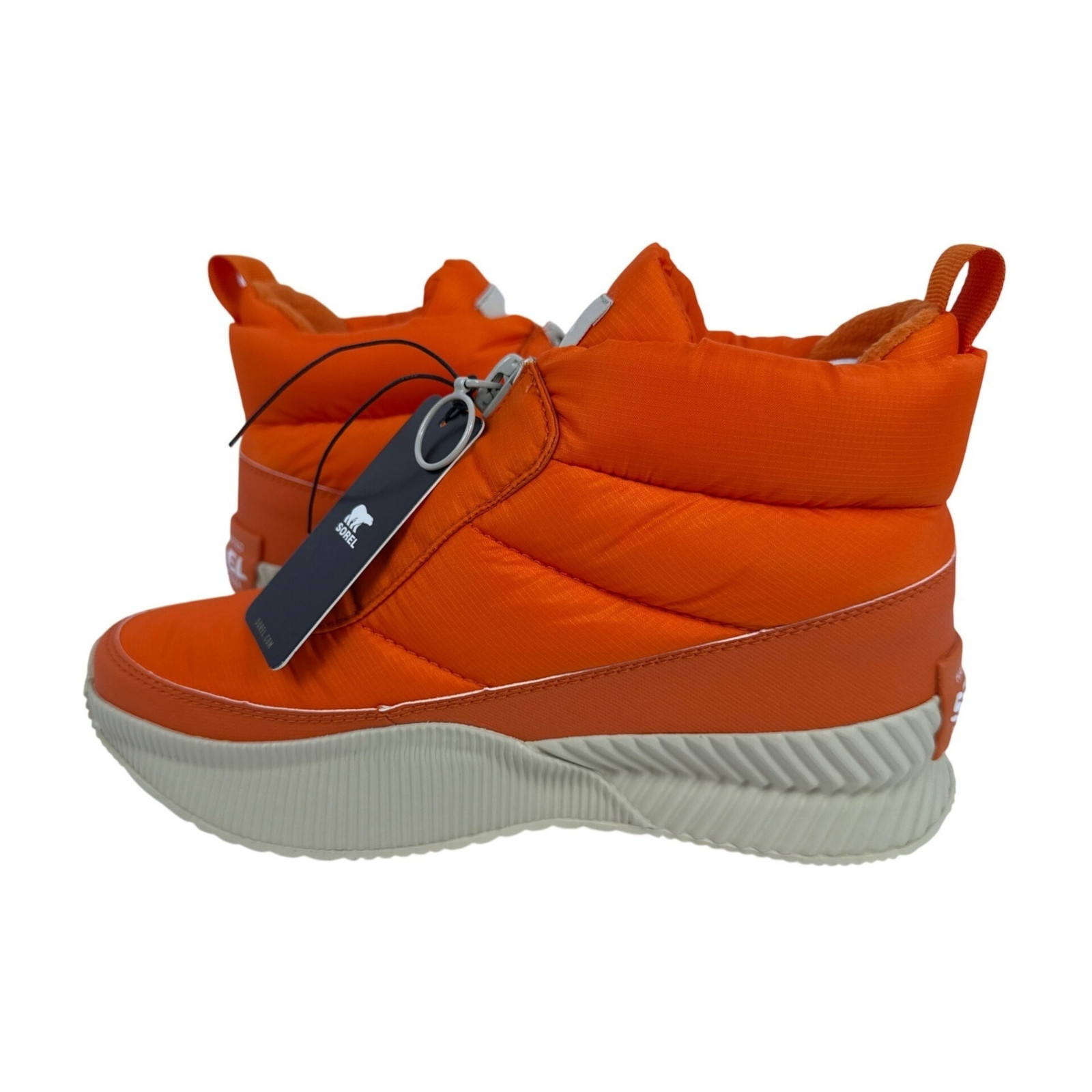 Sorel x prAna Out N About Winter Boot Womens 8 Orange Puffy Waterproof Insulated