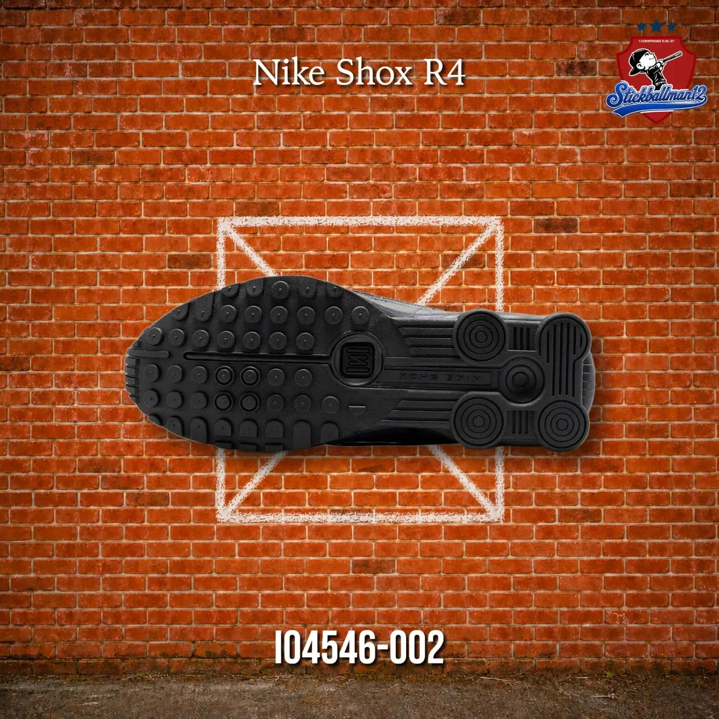 Nike Shox R4 Black Metallic Silver Purple Dynasty (IO4546-002)