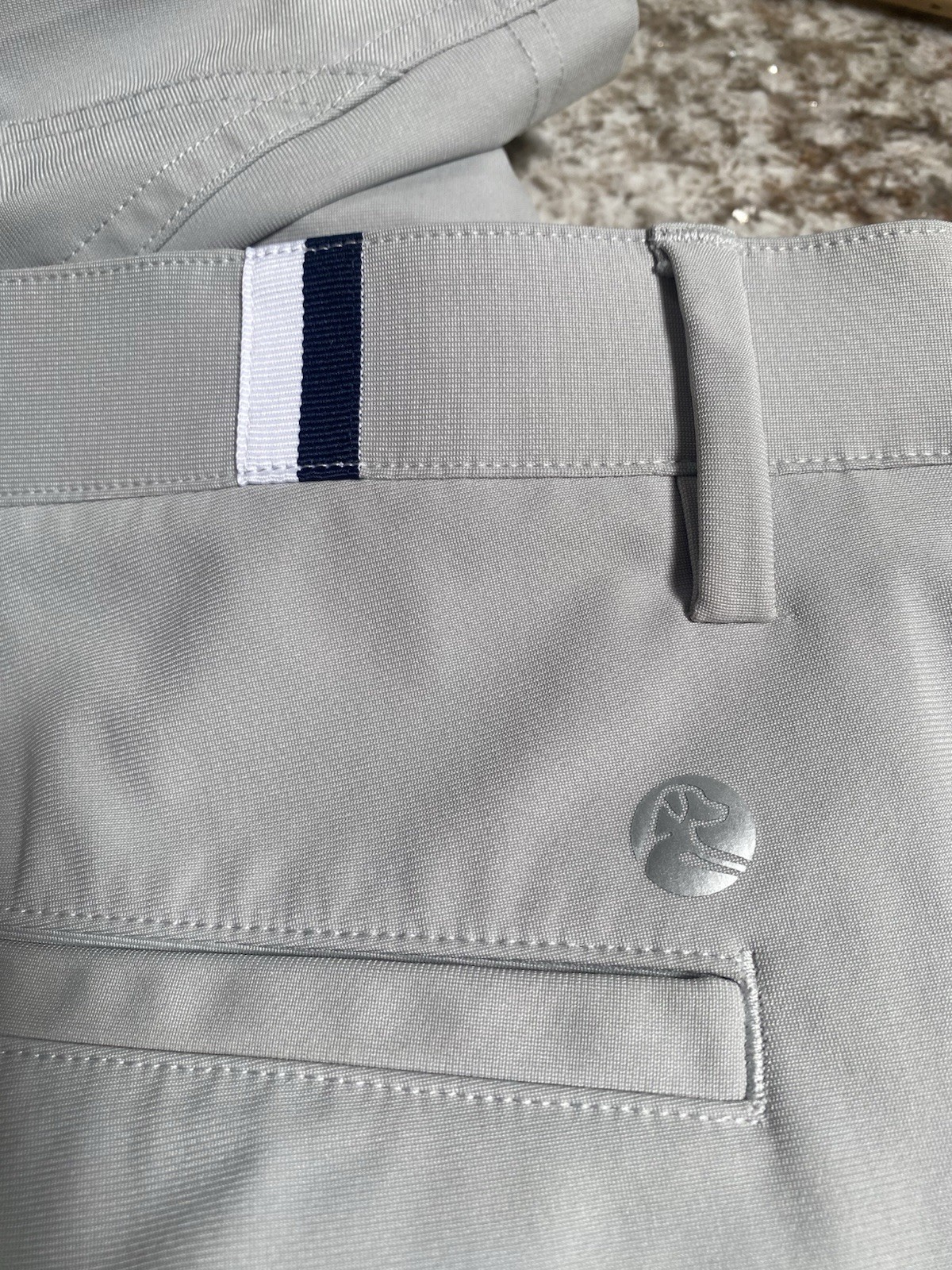 Rhoback Looper Delta Shorts Men’s 34 Grey Stainless Steel Golf