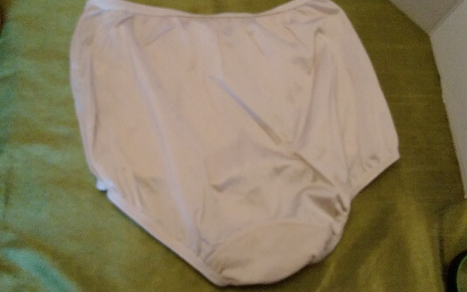 Panties Vintage Cotillion Nylon Brief 7 Beige Double Side Cotton Gusset Knicker