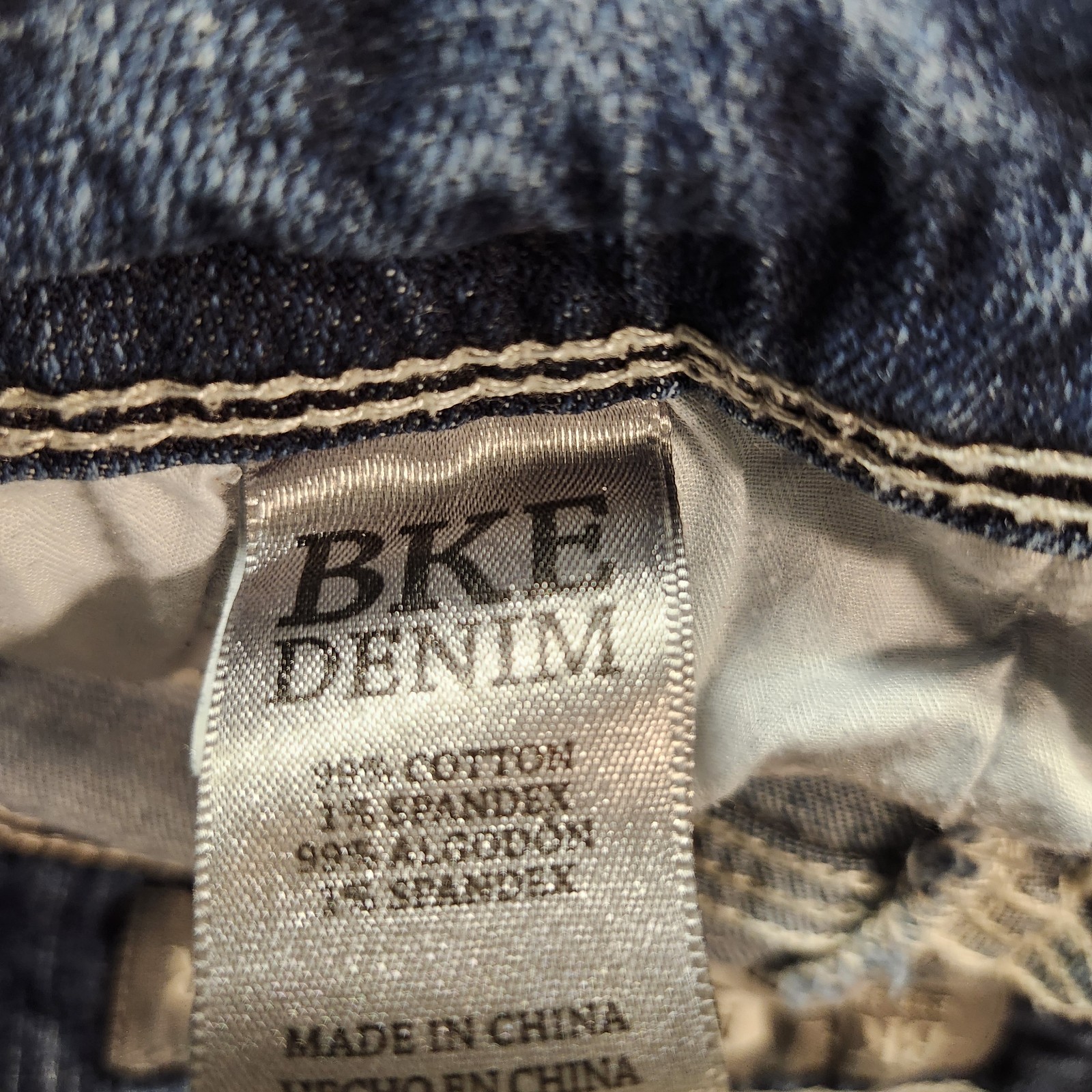 BKE Aiden Jeans Mens 33×31 Blue Bootleg Stretch Denim Rodeo Cowboy