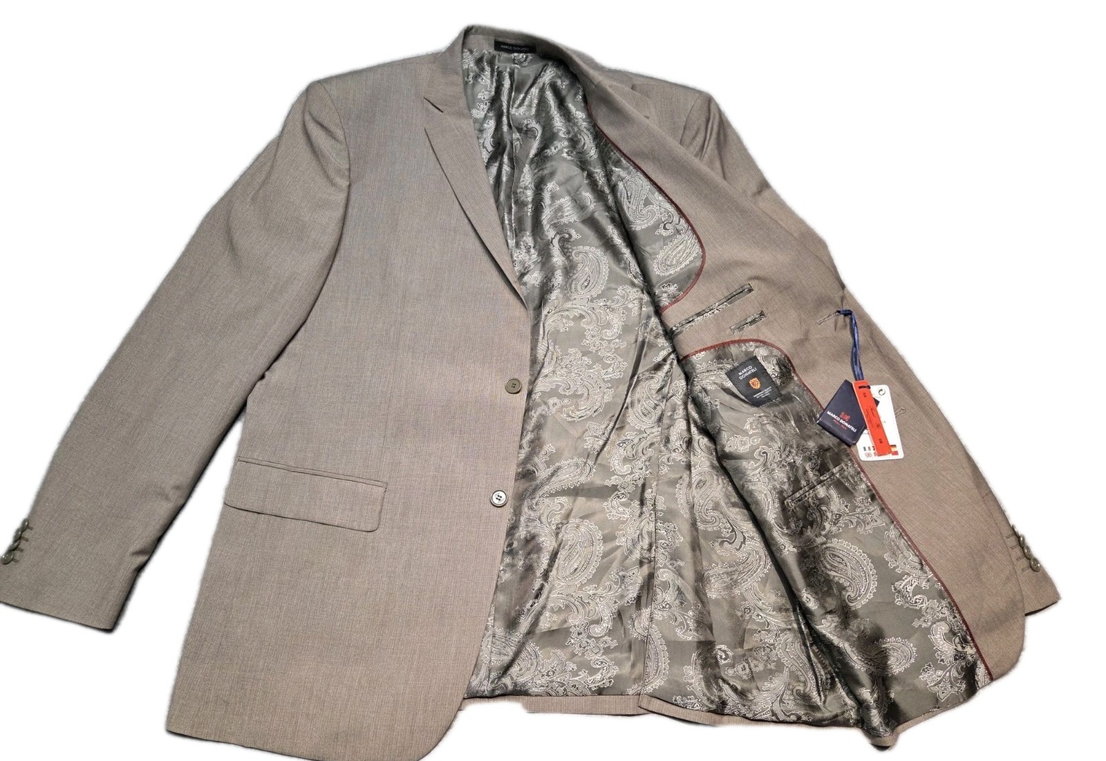 Marco Donateli Sport Blazer Jacket Men 50T Wool Blend Inner Pockets Lined