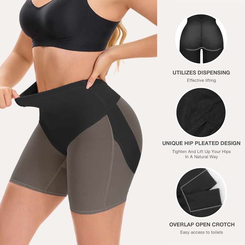 Womens Butt Lifter Low Back Shorts Tummy Control Body Shaper Panties Underwear