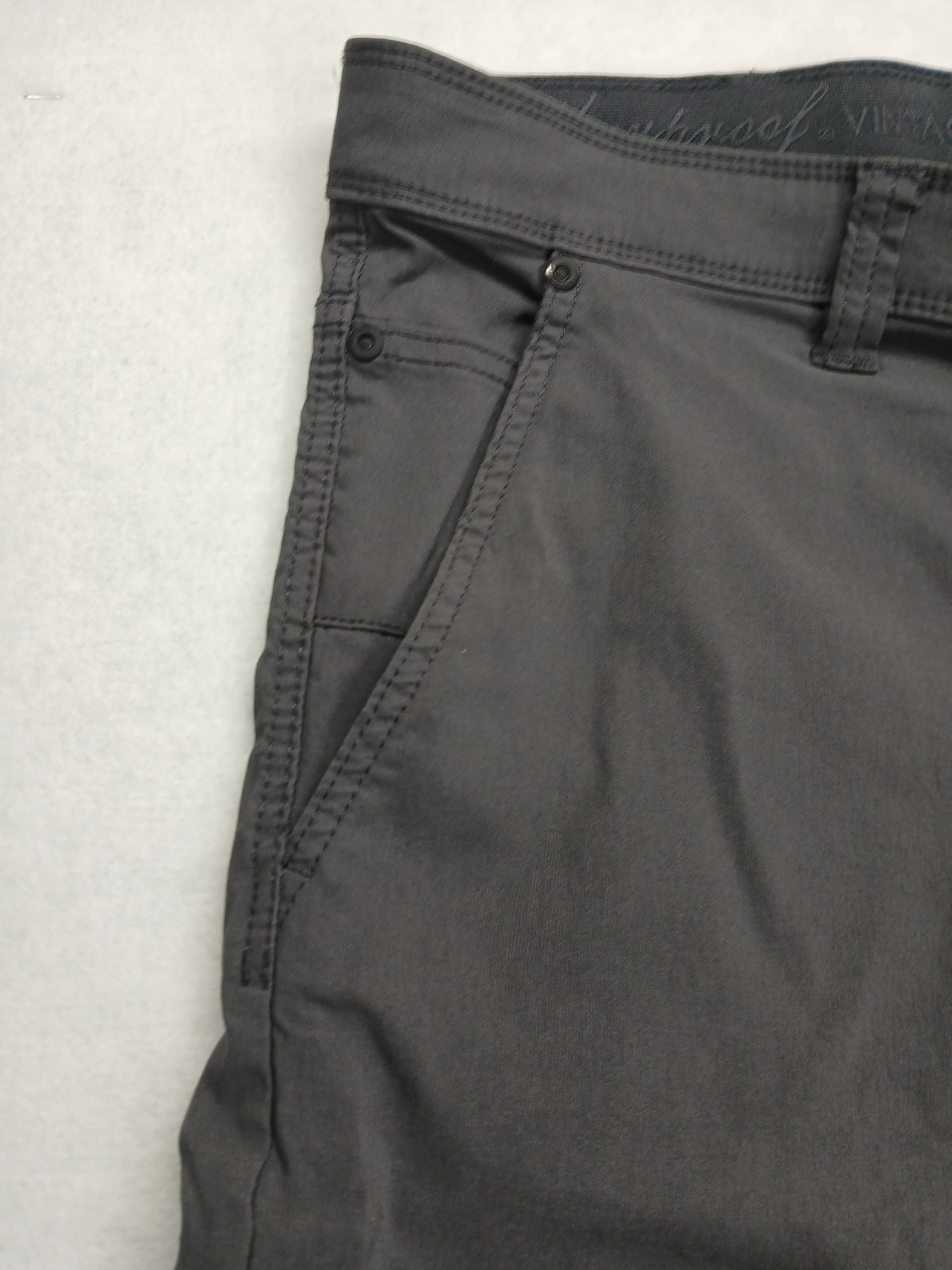 WEATHERPROOF VINTAGE MEN’S STRETCH CANVAS PANT GRAY 38X32